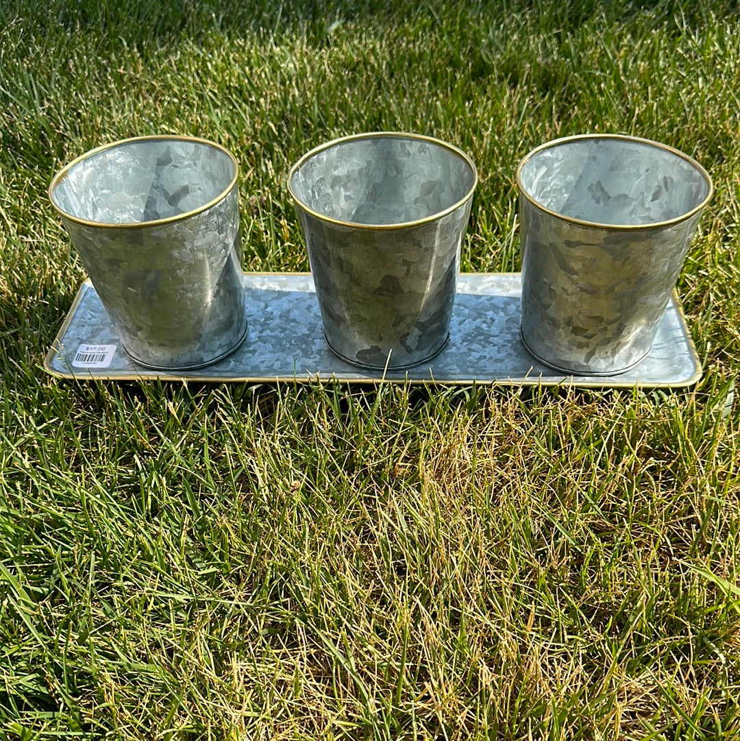Galvanized Planter