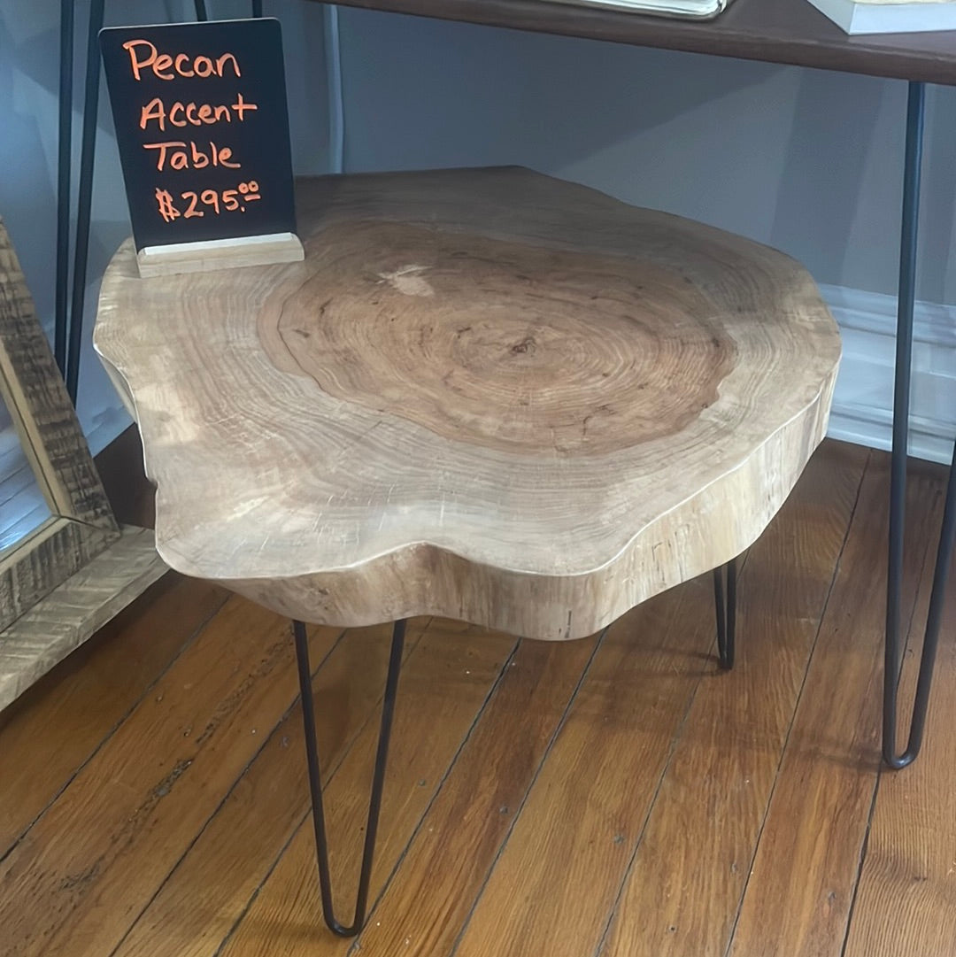 Pecan Accent Table