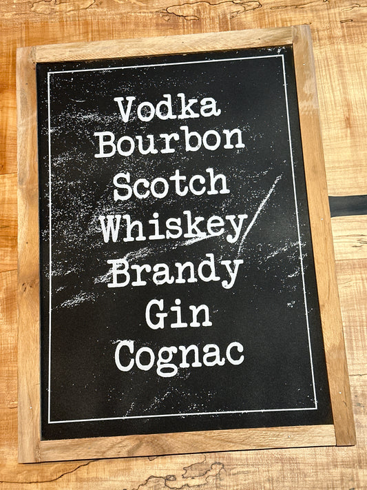 Spirits Wall Sign