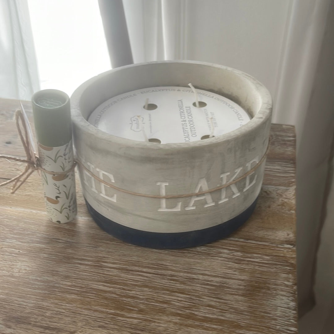 Lake Candle W/ Matches