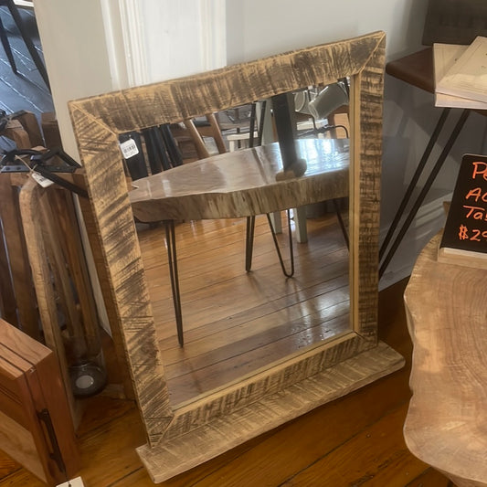 Rustic Mirror W/ Shelf
