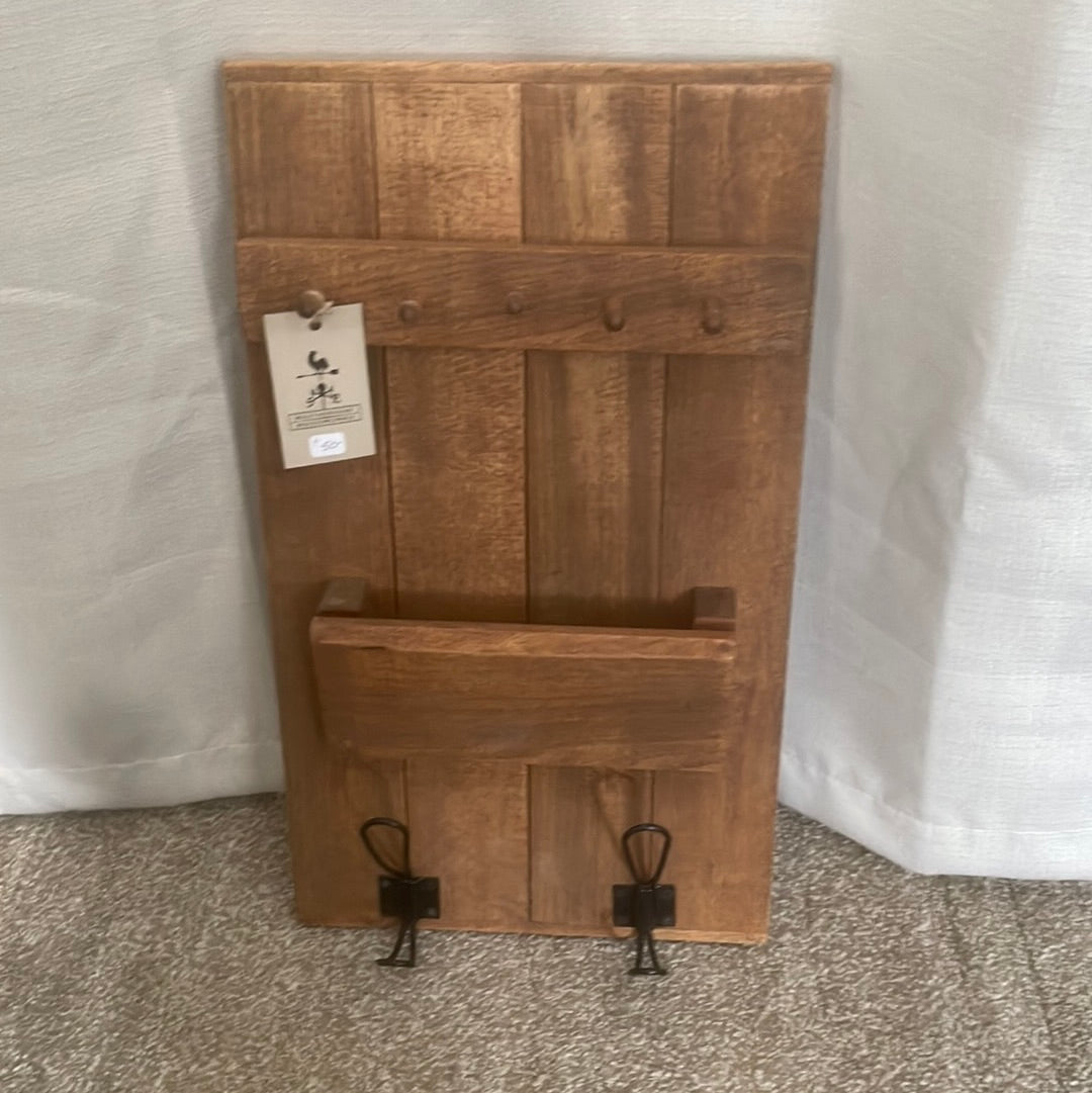 Organizer with hooks